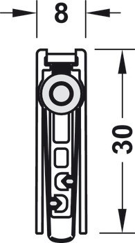 Zasouvací dveřní těsnění, US RD/45dB, US FH/RD/45 dB, Planet