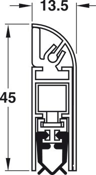 Zasouvací dveřní těsnění, Wind-Ex®, Athmer