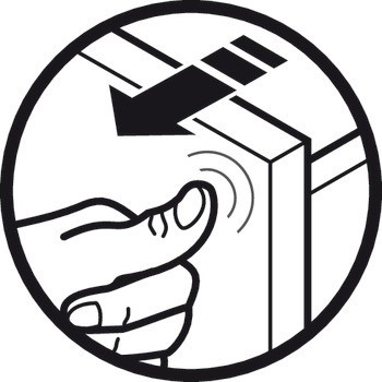 Zásuvkové výsuvy, Häfele Matrix Runner OC P16, částečný výsuv, push-to-open