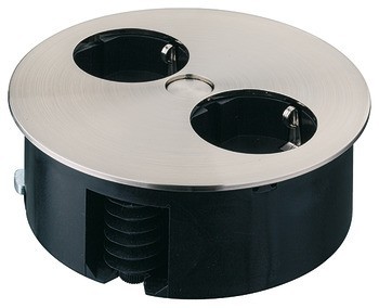 Zásuvkový díl, Dvojitá zásuvka s otočným krytem, 230 V