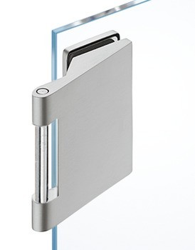 Závěs pro skleněné dveře, Hranatý, 3dílný (díl na dveřní křídlo), Startec