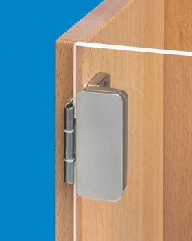 Závěs pro skleněné dveře, naložené, podpěra 3 nebo 6 mm