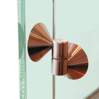 Závěs pro skleněné dveře, úhel otevření 180°, pro celoskleněné konstrukce