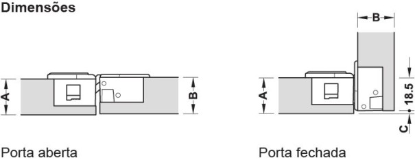 Závěs pro výklop, 90°, 3D nastavitelné, pro dřevěné výklopy