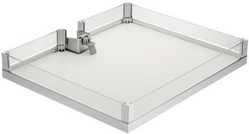 Závěsná police s panely pro zvýšení bočnice, Výsuv potravinové skříně Kesseböhmer Convoy Lavido