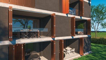 Závěsné kování, pevné, sklopné vlevo
