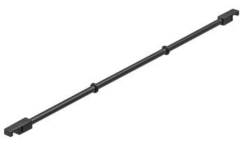 Závěsné tyče držáků kalhot, Ocel, plast