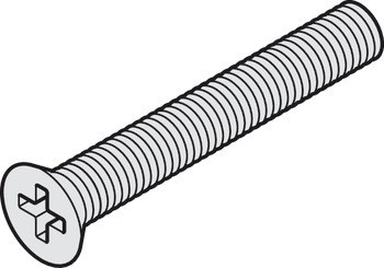 Závitový šroub, pro tloušťku dveří od 6 mm