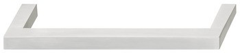 Zkosená úchytka, Häfele Déco, hranatá, nerez