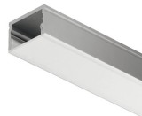 Designový profil pro spodní montáž, Celková výška: 13 mm, výška profilu 12 mm
