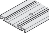 Dvojitá pojezdová kolejnice, Povrchová montáž, předvrtaná, 68 x 8 mm (Š x V)