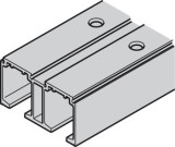 Dvojitá pojezdová kolejnice, Předvrtaná, Š x V: 70 x 33 mm