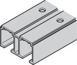 Dvojitá pojezdová kolejnice, Předvrtaná, Š x V: 70 x 33 mm