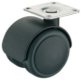 Dvojité kolečko, Nosnost 50 kg, řiditelné