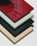 High-gloss lacquered front panel, Manufactured to size, thickness 19 mm