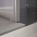 Jednoduchá pojezdová kolejnice, Spodní, pro zapuštěnou montáž