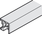 Jednoduchá vodicí kolejnice, K naklapnutí, 20 x 20 mm (Š x V)