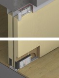 Kování pro posuvné dveře, EKU Divido 80 H a 80 H-DS1/DS2, sada