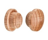 Krytka, masivní dřevo, neošetřené, pro slepý otvor Ø 10 mm