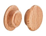 Krytka, masivní dřevo, neošetřené, pro slepý otvor Ø 12 mm