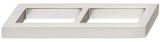 Nábytková úchytka, prstová úchytka, zinková slitina, šířka 104 mm, hranatá, Häfele Déco H1320