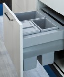 Odpadkové koše, 1 x 14 a 2 x 10 litrů, Hailo Zargen-Cargo Moovit 3673-53