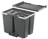 Odpadkové koše, 1 x 23 a 2 x 10 litrů, Häfele