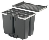 Odpadkové koše, 4 x 10 litrů, Häfele