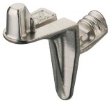 Podpěrka police, Häfele Ixconnect SH-W-5004, k nasunutí do otvoru Ø 5 mm, zinková slitina