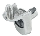 Podpěrka police, Häfele Ixconnect SH-W-5042, k nasunutí do otvoru Ø 5 mm, zinková slitina