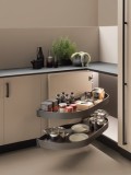 Půlkruhové otočné kování do rohové skříňky, Häfele Utensio ST10 Plus Glide Corner