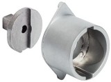 Rozeta pro povrchovou montáž, Häfele Symo ML, pro trojcestný zámek, průměr 30 mm