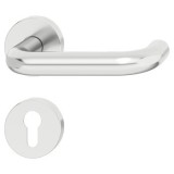 Sada dveřních klik, Häfele Startec model PDH 5202, hliník, požárně odolné dveře