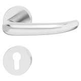 Sada dveřních klik, Häfele Startec model PDH 5204, hliník, požárně odolné dveře