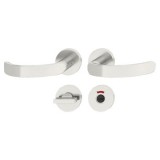 Sada dveřních klik, Nerez, Startec, PDH5128, rozeta