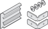 Sada koncové krytky, pro panel k nacvaknutí, výška 40 mm