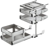 Sada vybavení, Montážní šířka 380 mm, Variant-C, se 3 systémovými zásuvkami, systém 25