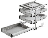 Sada vybavení, Montážní šířka 380 mm, Variant-C, se 3 systémovými zásuvkami, systém 32