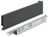 Sada zásuvky, Häfele Matrix Box Slim A Synchro, výška bočnice zásuvky 89 mm, plnovýsuv