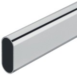 Šatní tyč, OVA 30 x 15 mm, ocel, svařovaná