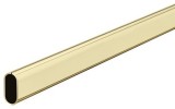 Šatní tyč, OVA 30 x 15 mm, ocel, válcovaná