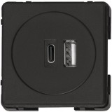 USB dobíjecí jednotka, Modul, 2 zásuvky, 230 V