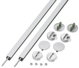 Vyrovnávací kování, Häfele Planofit 110, sada, pro dřevěné dveře