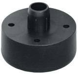 Základní díl nábytkového kluzáku, S výškovým nastavením 23-33 mm