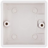 Zapuštěná krabička pod omítku, pro nástěnný terminál a terminál pro úsporu energie