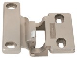 Závěs s krátkým ramínkem, Pro laminátové dveře (HPL), pro polonaloženou montáž, mezera 6 mm